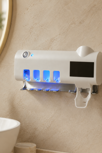 UV Diş Fırçası Sterilizatörü ve Dispenseri
